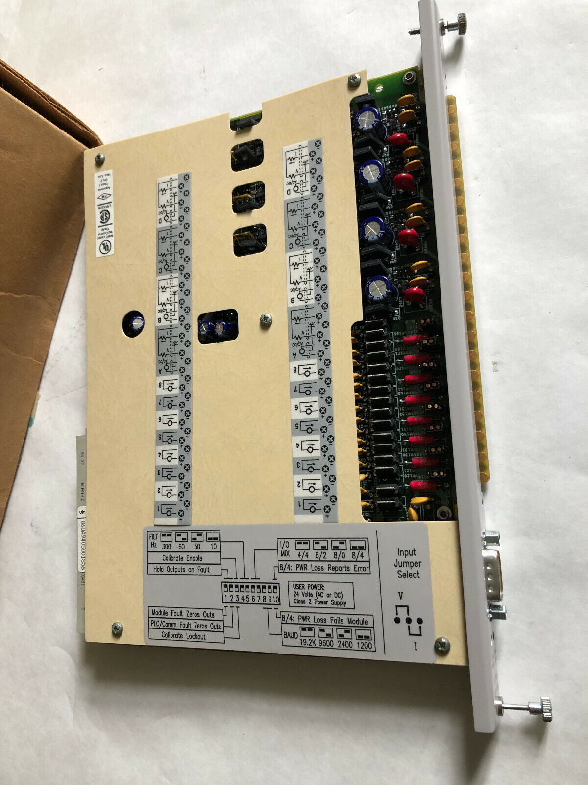 New Siemens 505-7012 I/O Module 8In/ 4Out Analog ,Ew