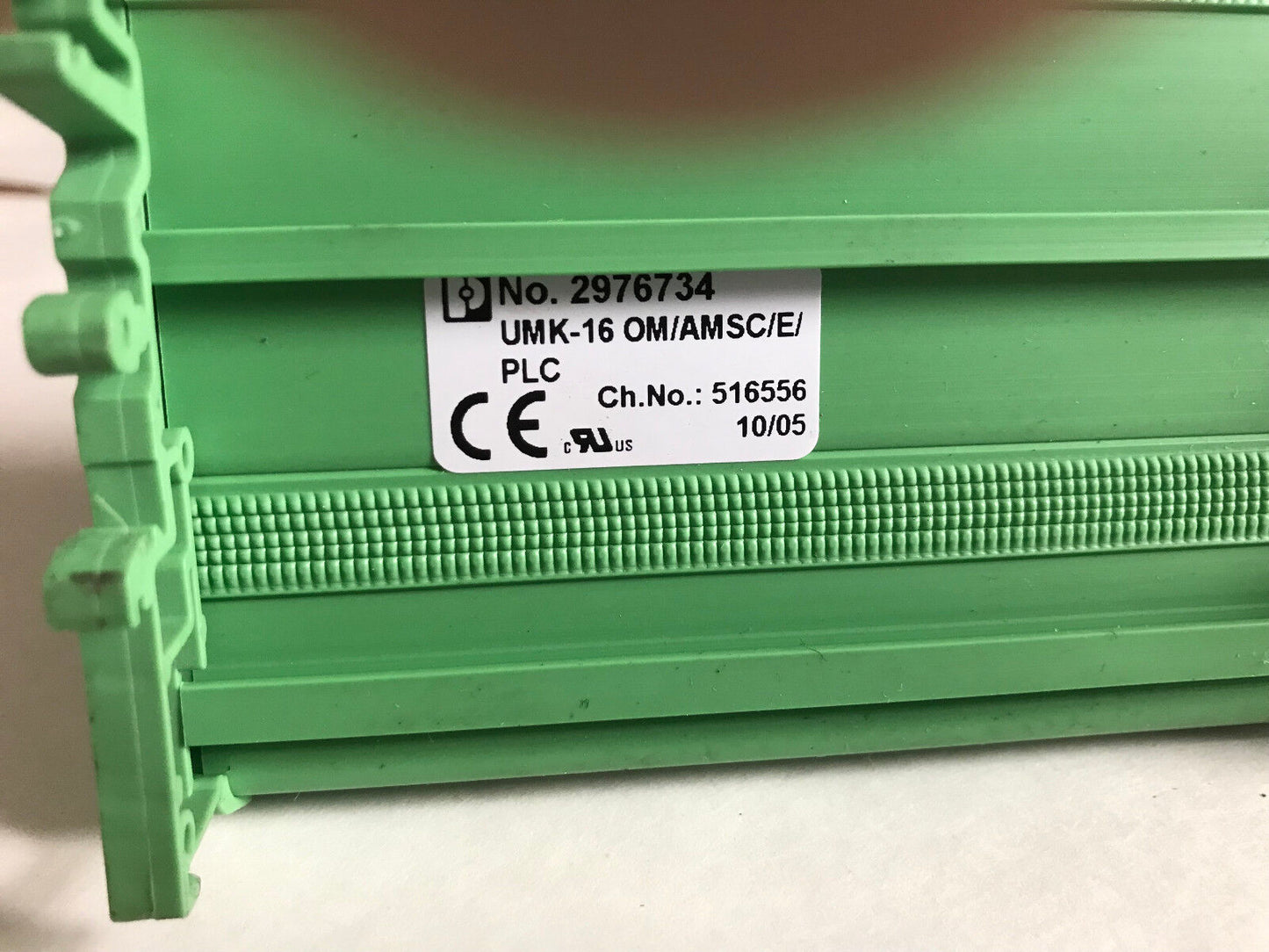 Phoenix Contact Electrical 2976734 Umk-16 Om/Amsc/E/ Plc Ch.No 516556,St