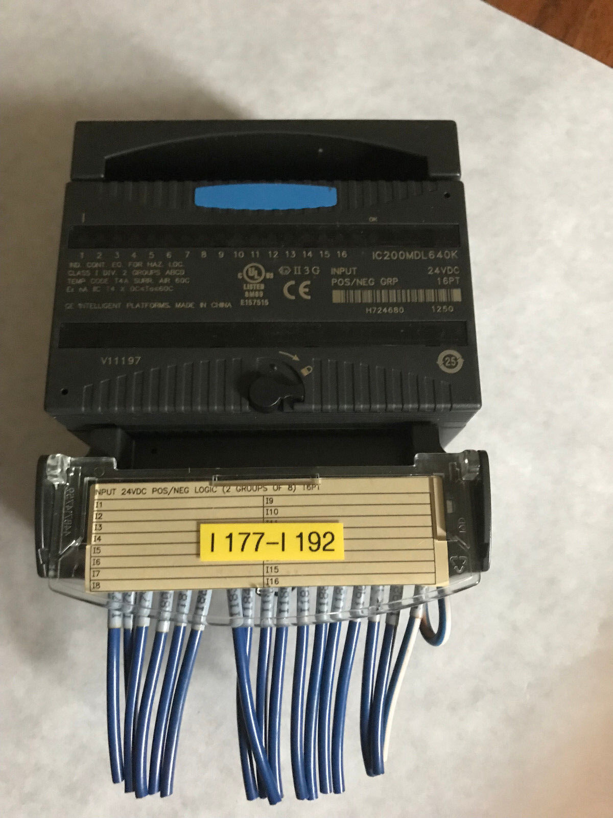 Ge Ic200mdl640k,Ge-Fanuc Plc Modulei C200mdl640k,Ge 24Vdc,Ej