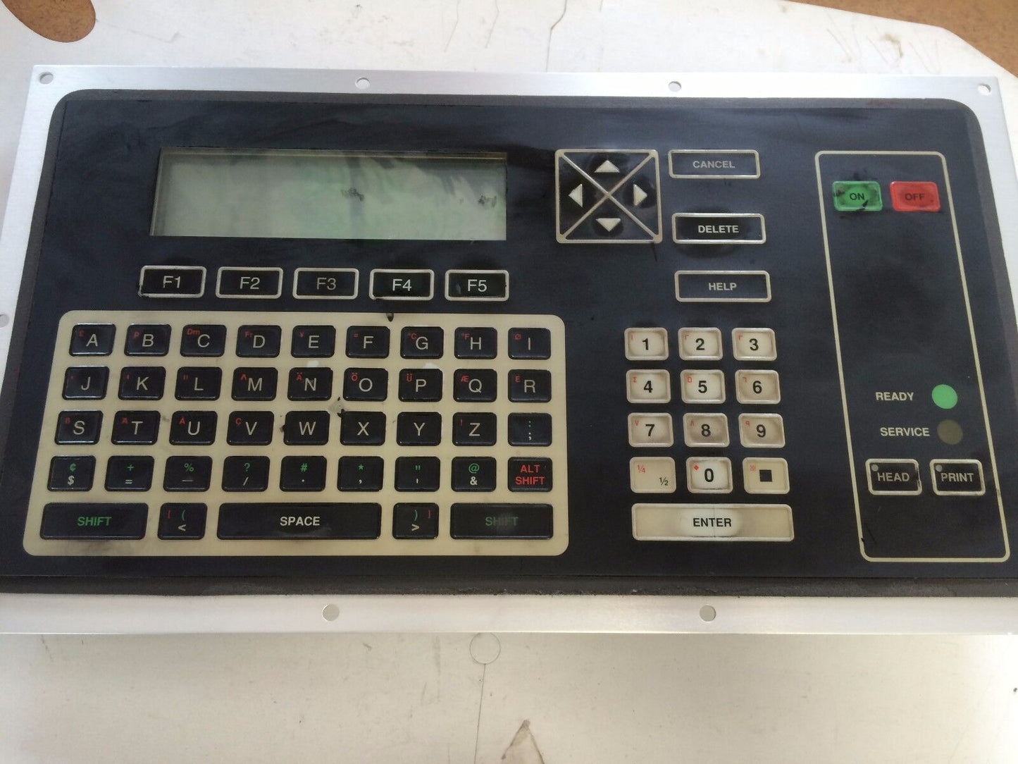 Videojet 355323-A,Cda Aid-1,Hitachi 97-44103-9 Operator Interface,En