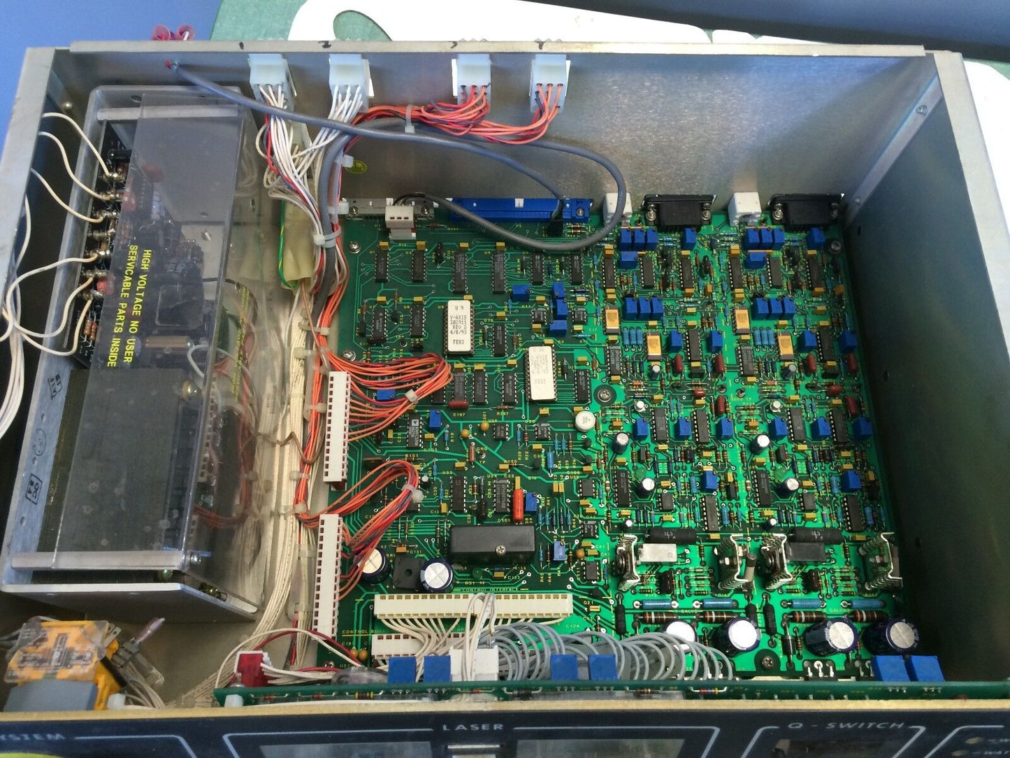 Laser Power Conditioner Pt # 227250 Rev D Script 75, Maxwell, Tjs,Bn