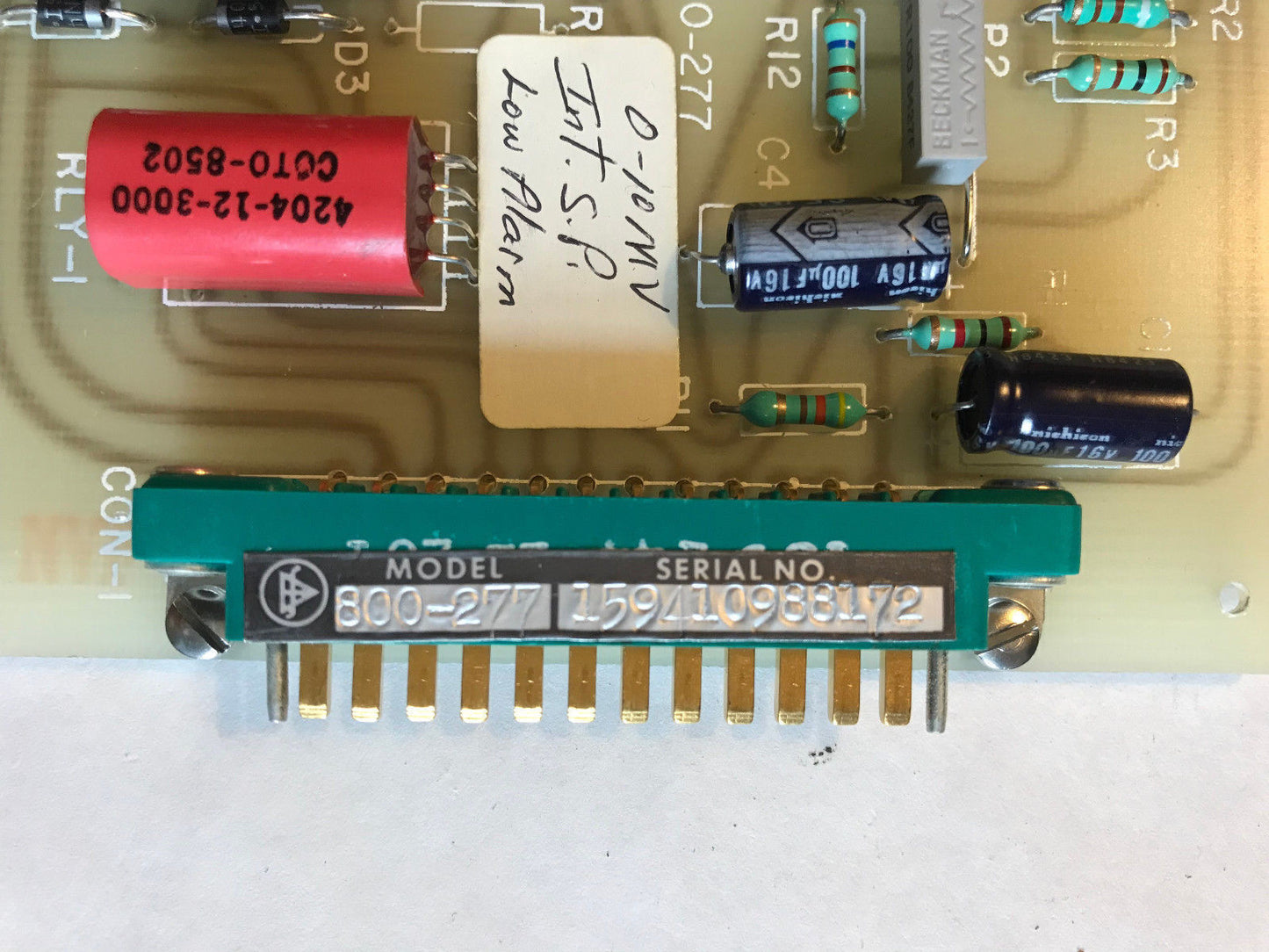 Ecs 800-226,601-831,High Alarm 800-226 Pc High-Low Alarm Card Pcb,Ad