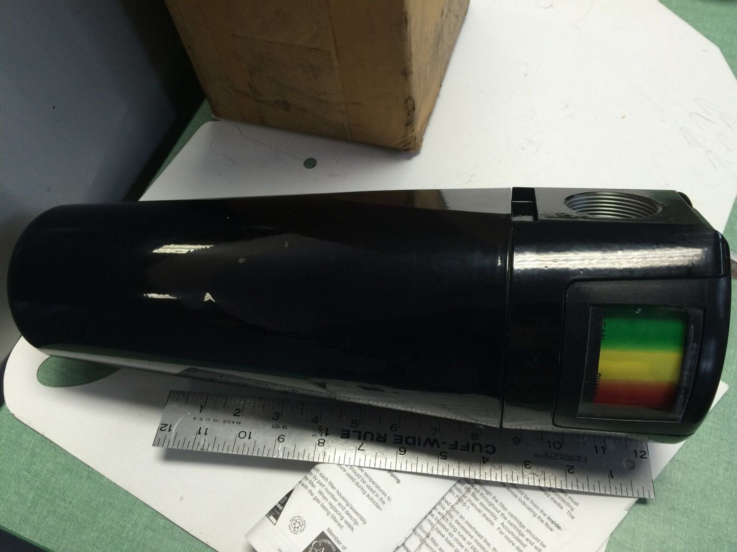 New1 1/2" Npt Parker 8312N-1A2-Bx Pneumatic Air/Gas Inline Filter,4/200-35-Bx,Bp