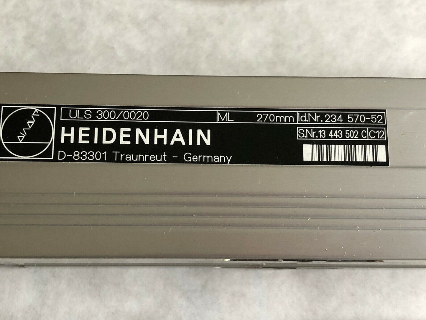 New Heidenhain Uls 300/0020,234 570-52 Linear Encoder, D-83301 Ml 270Mm,En