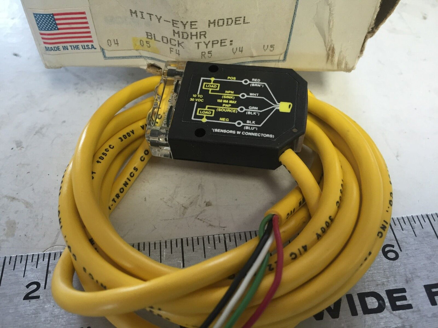 New Tri-Tronics Mdhr Mity-Eye Block Type Sensor E83208,Db