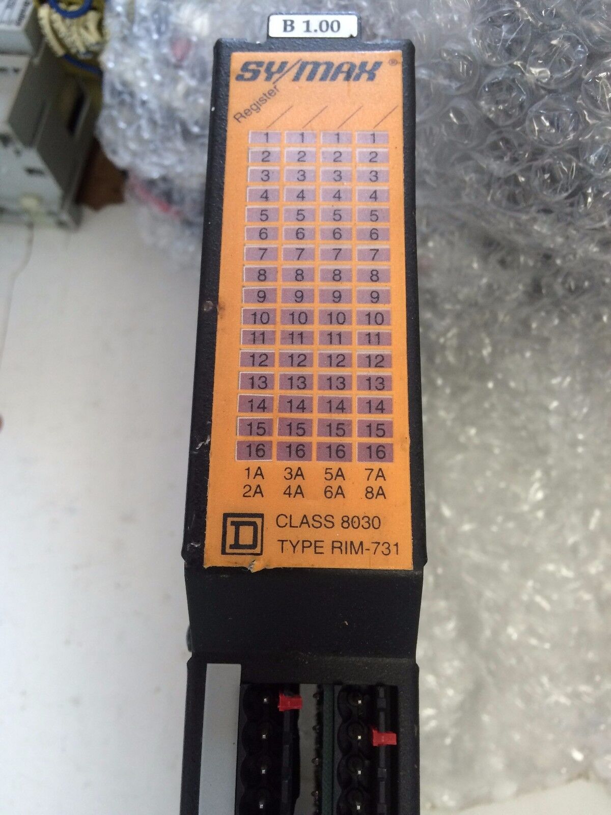Square D Rim731,8030 Sy/Max 64Pt Input 8030-Rim-731,S30608-581-50 ,Sa