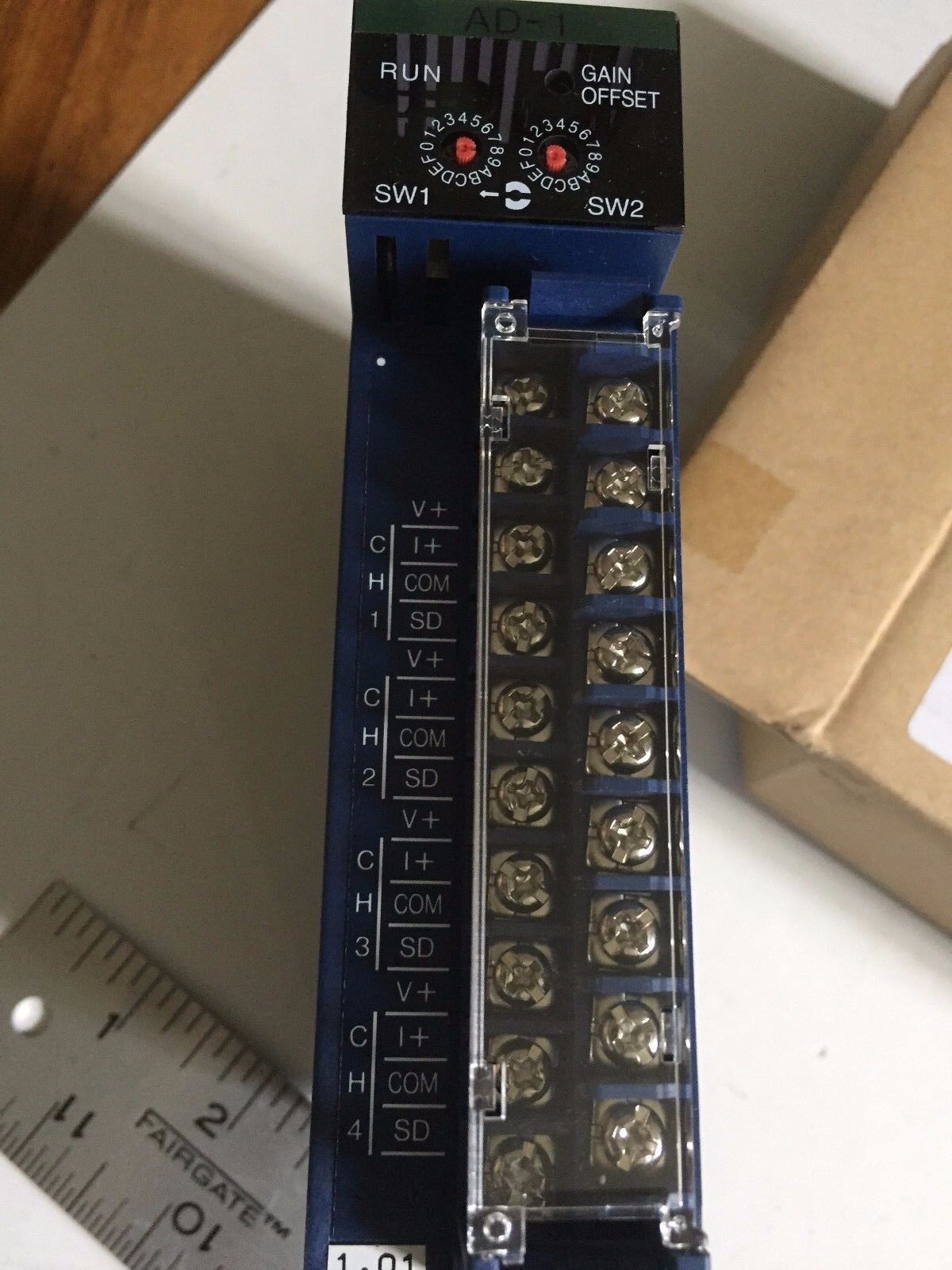 New Toyopuc Ad-1,Thk-7936,Pc2j-Ad-1 Analog Input Module 1-01,Bu