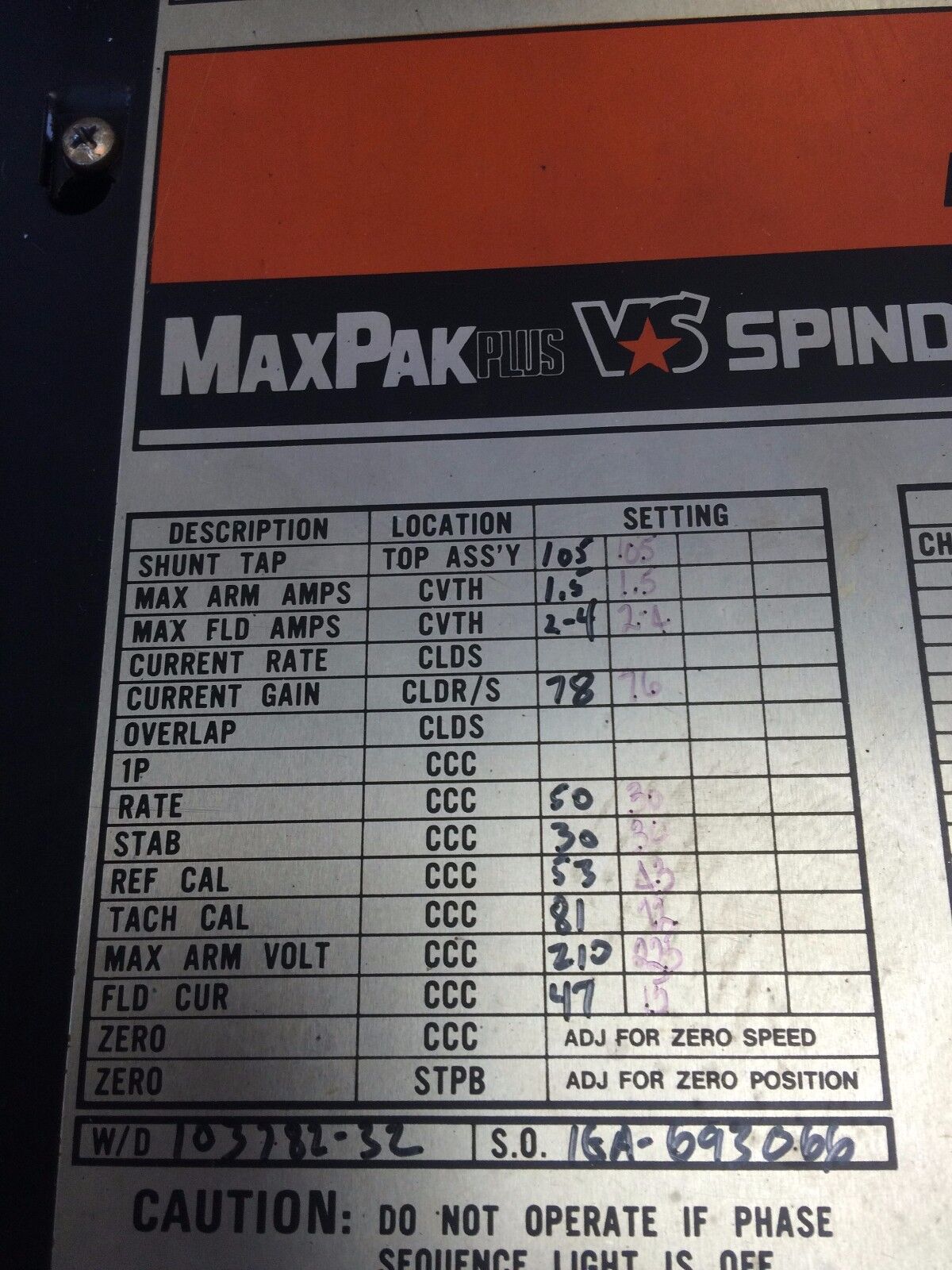 Reliance Electric 103782-32,Reliance Electric Maxpak Plus Vs Spindle Drive,Cv