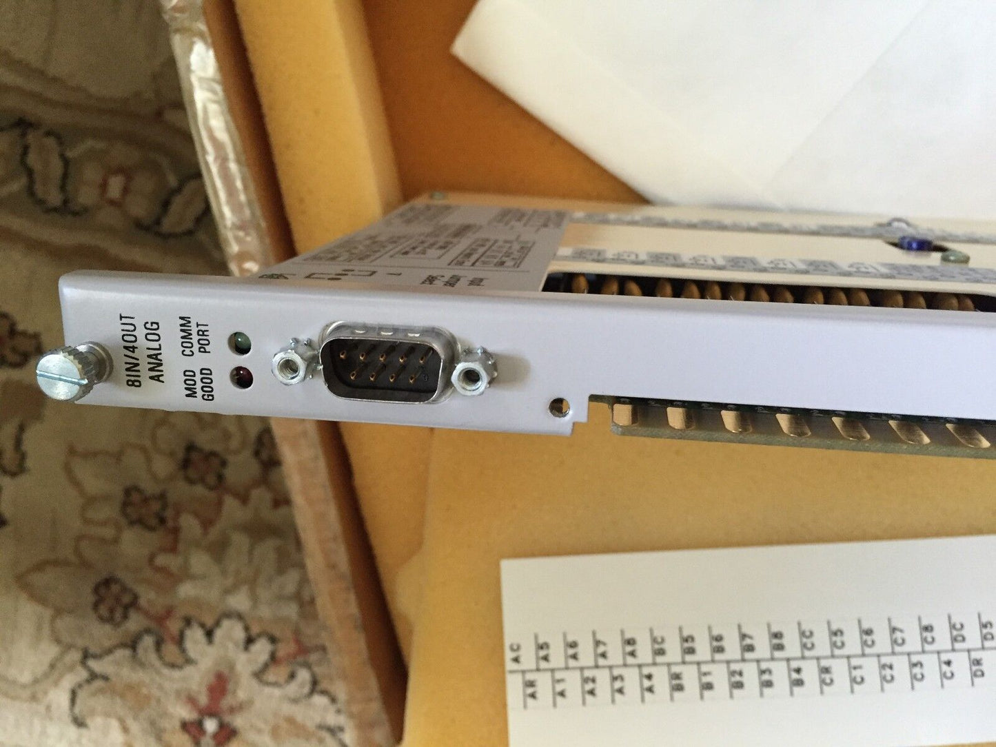 New Siemens 505-7012 I/O Module 8In/ 4Out Analog ,Ew