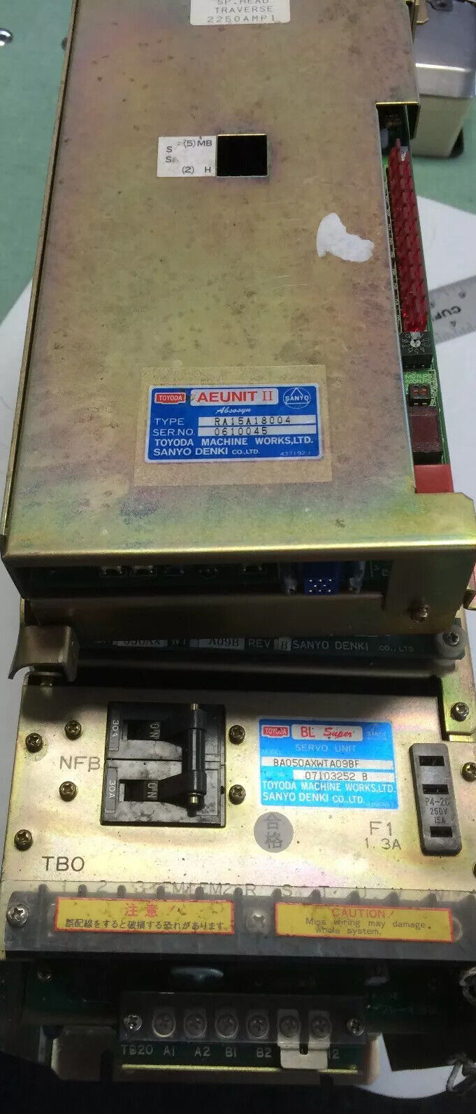 Sanyo Denki Ba050axwta09bf Bl-Super Servo Unit,R-Work,Toyota Ra15a18004,Bg