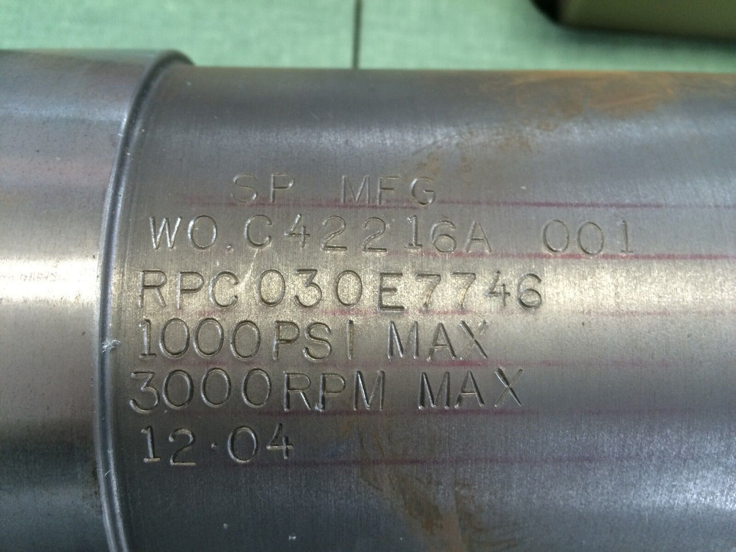 Sp Mfg Rpc030e7746,Wo. C42216a,W0.C42216a,001,1116-048-051 Hydraulic Spindle,Bn