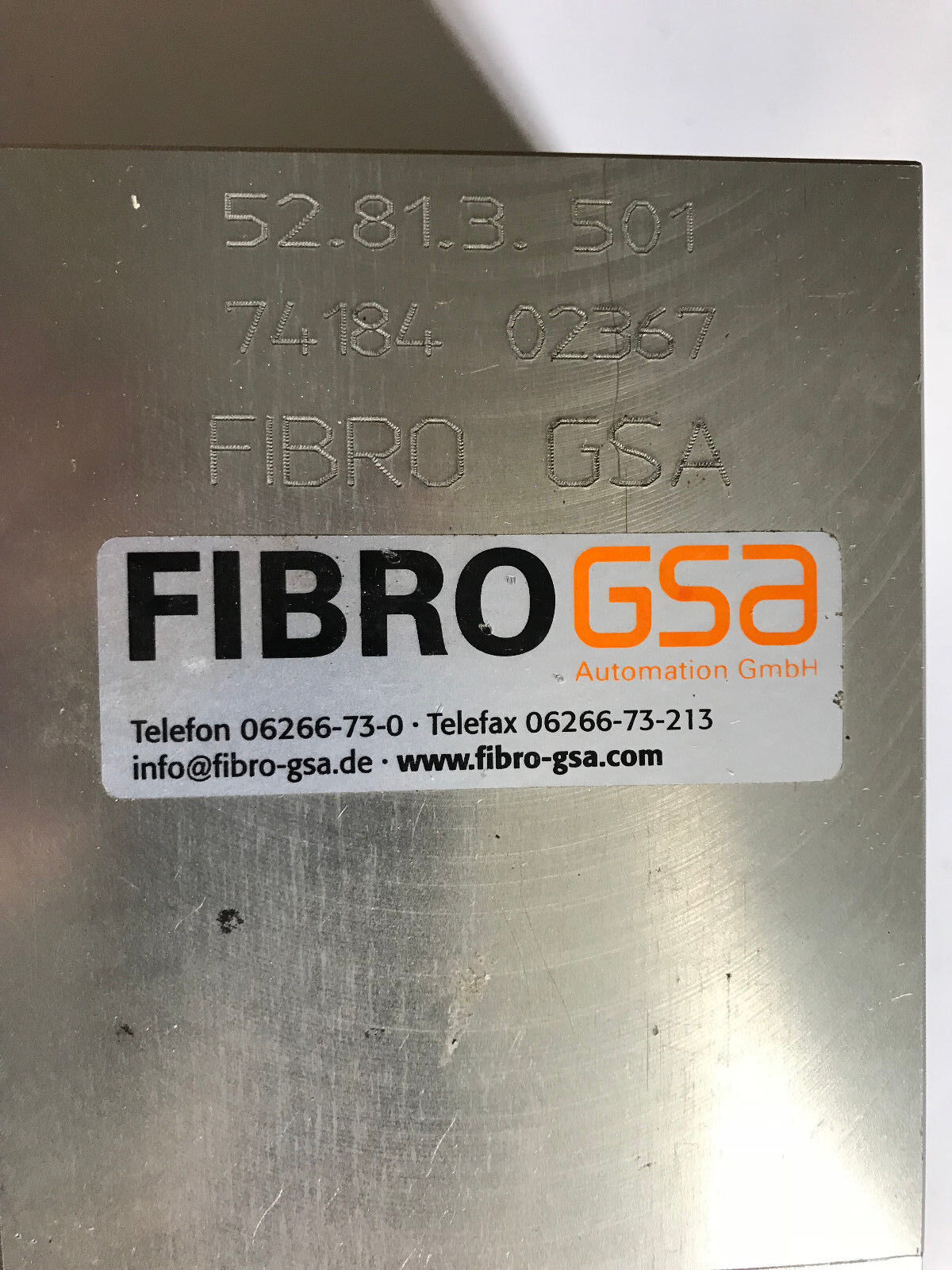 New Fibro Gsa 52.81.3.501 Pneumatic Robotic Gripper 74184 02367,Em