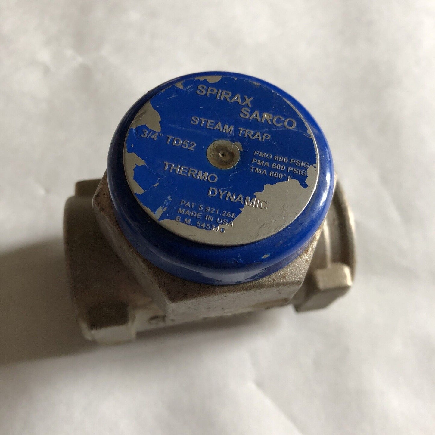 New 3/4” Npt Spirax-Sarco Td52 Thermodynamic Steam Trap Cool Blue A743,Ca40,So
