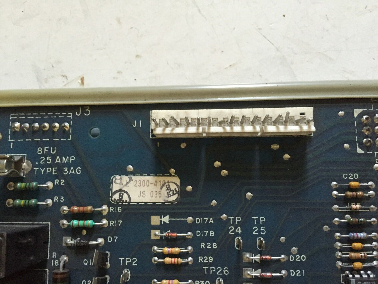 Emerson 2300-4101,Js 036,8Fu .25Amp Type 3Ag Control Card L 23004101,Ba,En