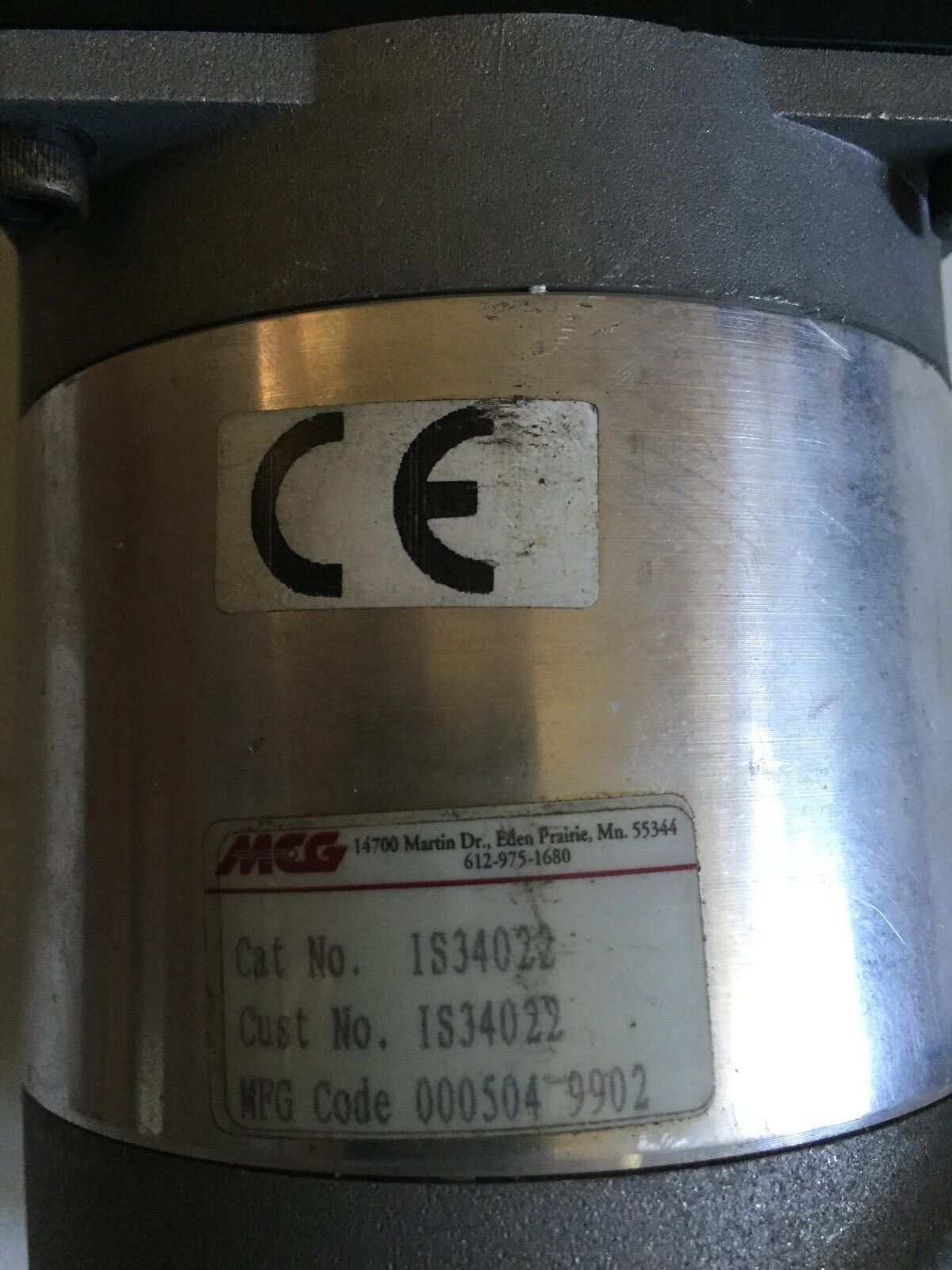 New Mcg Is34022,K341 Servo Motor,000504-9902,Is34022,Ee