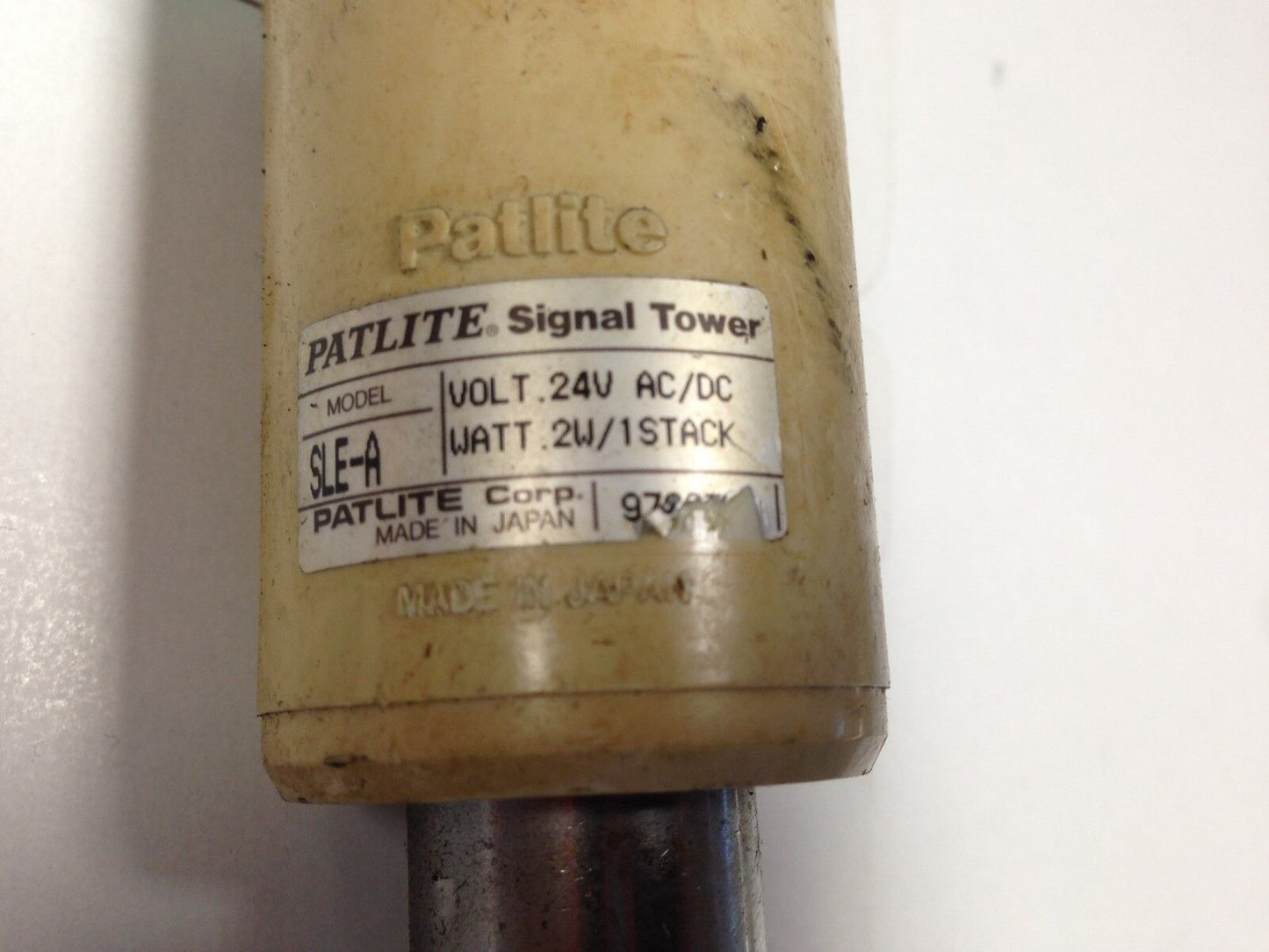 Patlite Signal Tower Sle-A 3 Light Stack (Red/Amber/Green) 24 V Ac,Di