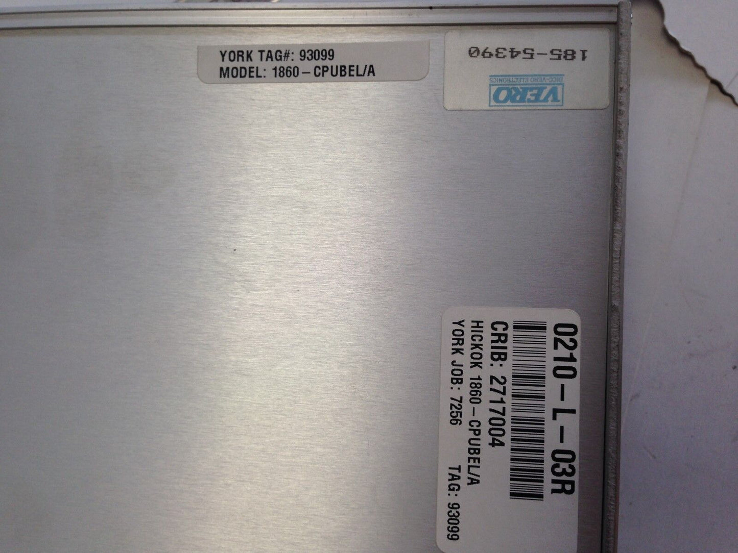 Hickok 1860-Cpubel/A,60Cpubel/A Pro-Spec 6000 Station Controller,0210-L-03R,Se