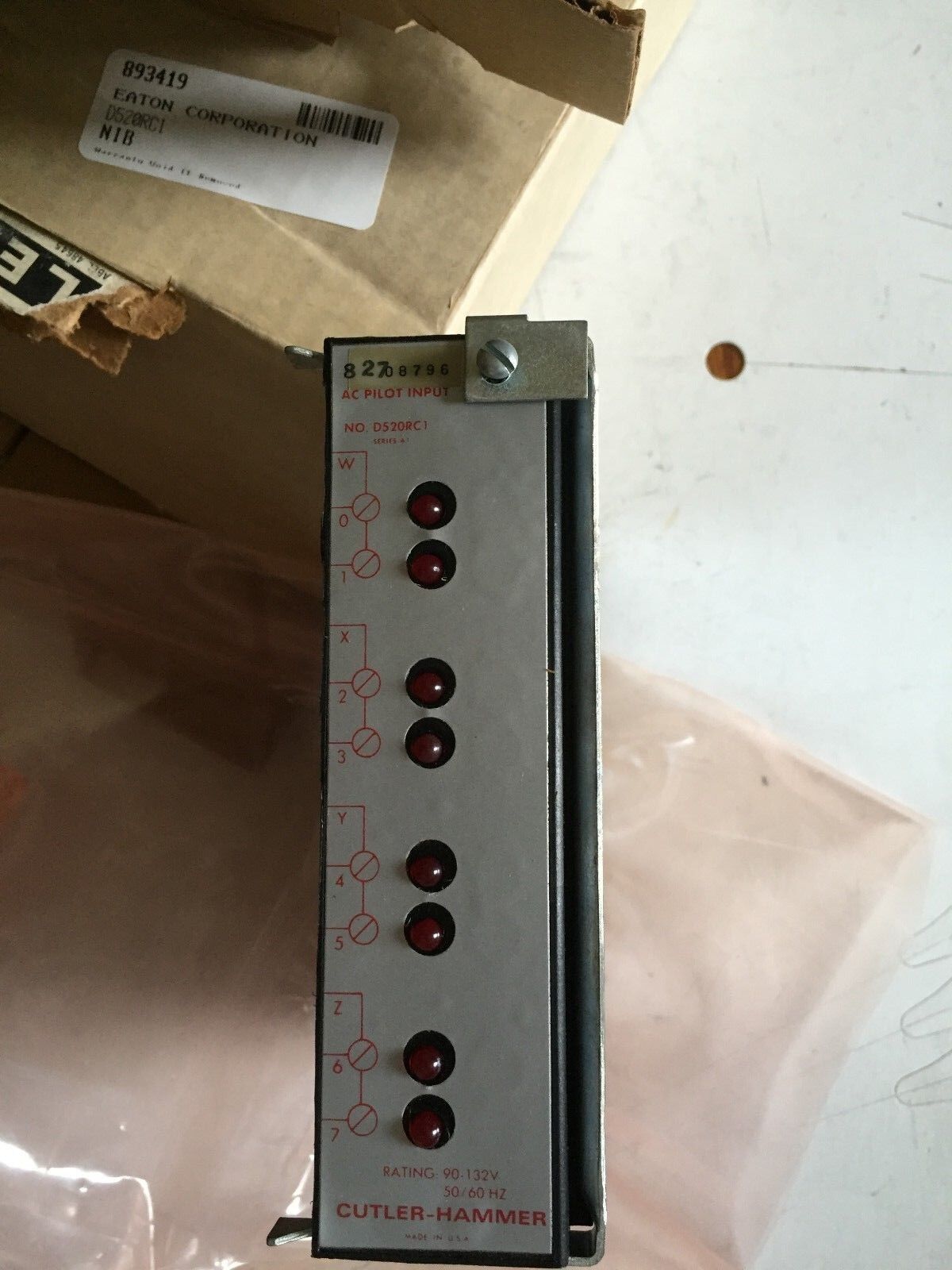 New Cutler-Hammer D520rc1 Eaton Corporation Input Module,Ba