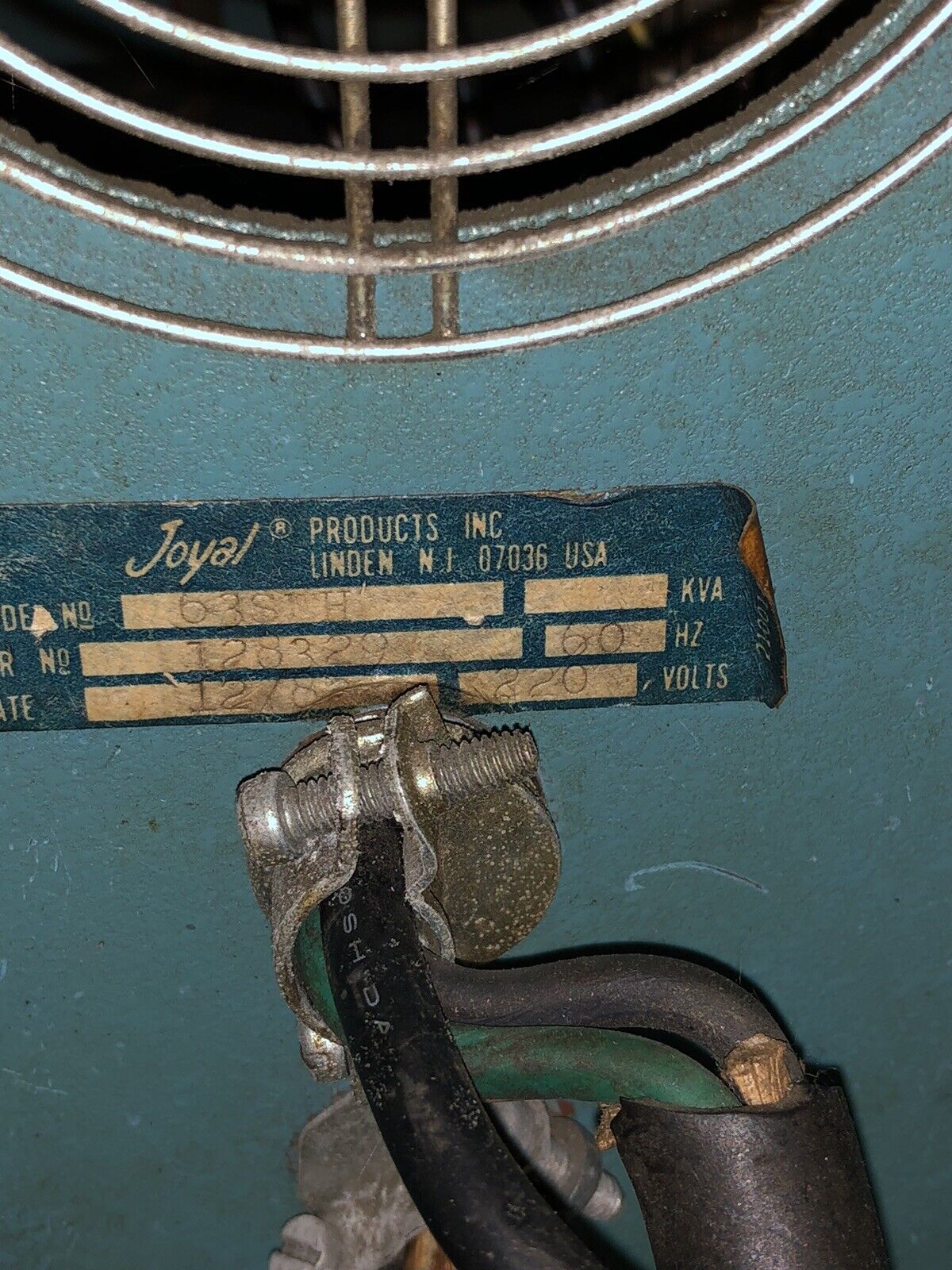 Joyal 63Seh, 63Sih 63Sjh, 63S1h Micro Processor Welding Control,220Vac,60Hz,Da