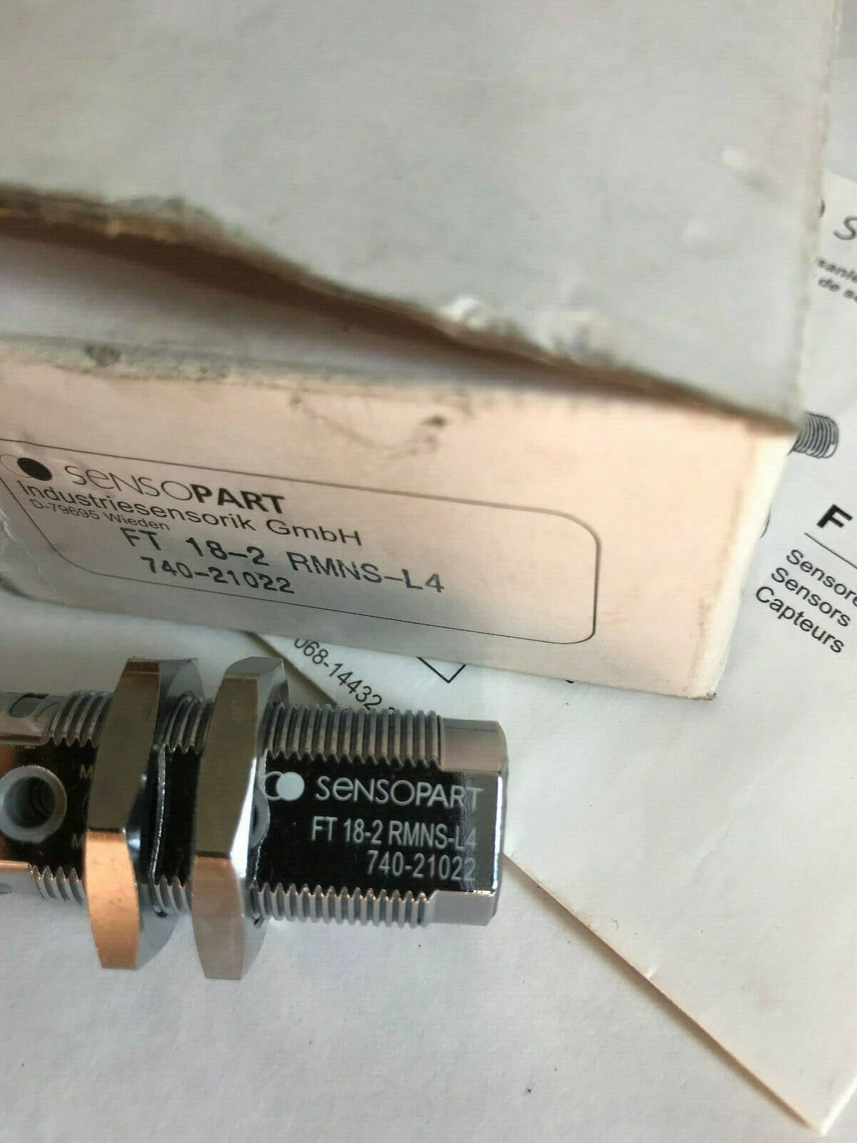 New Sensopart Ft 18-2 Rmns-L4,740-21022 Sensor ,Sf