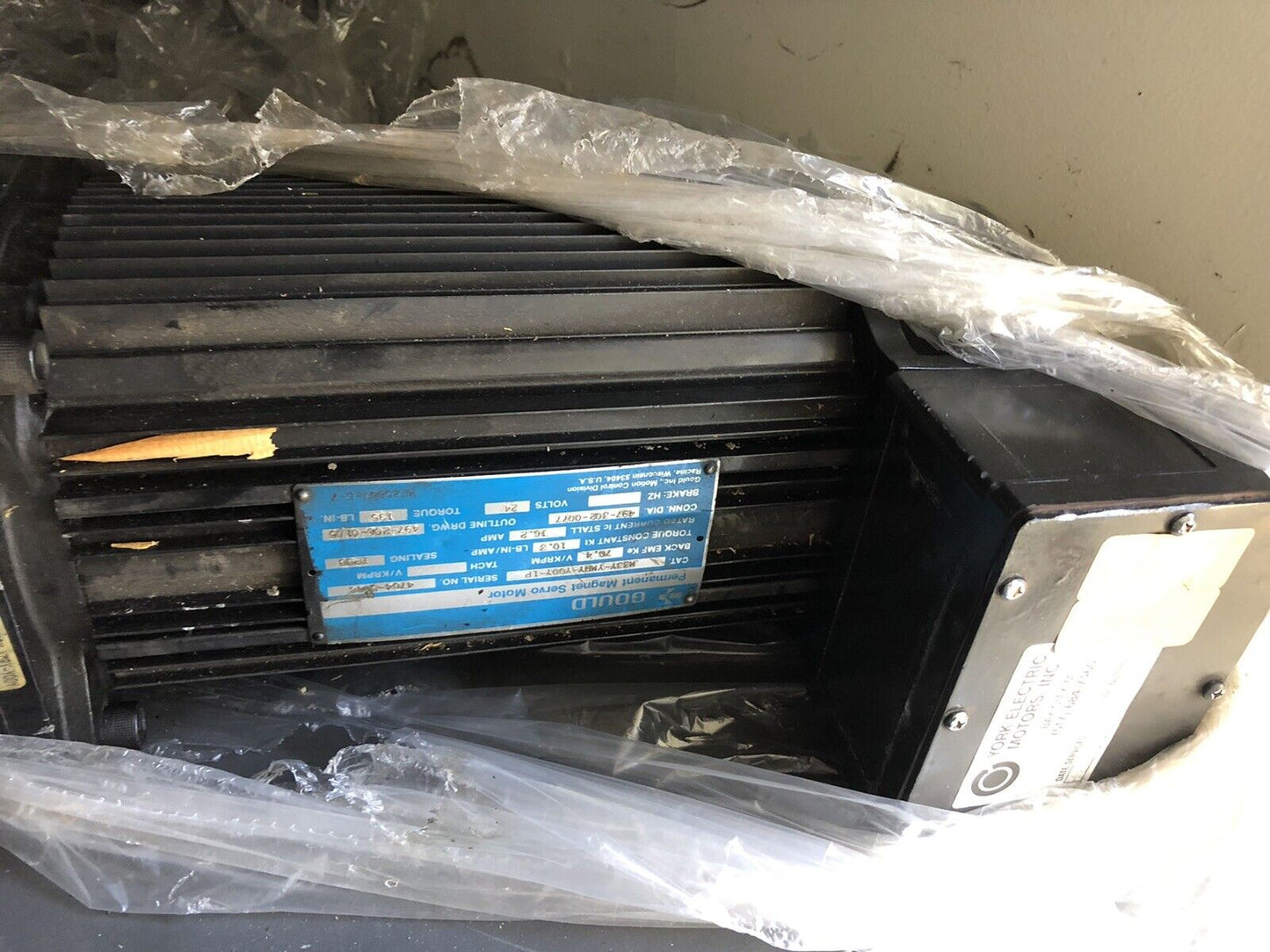 Gould M33y-Ymry-Y00y-1P Servo Motor & Alpha Sp140-M1-3 Gear Head,Td
