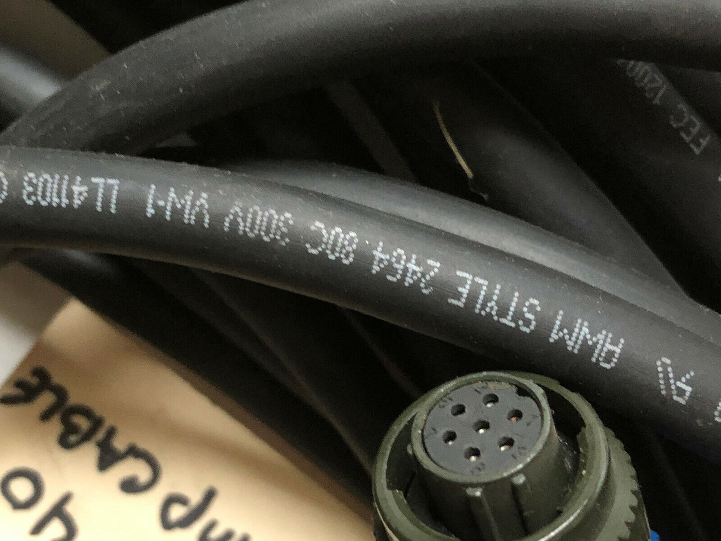 Robotic Fec J-22067,Feb-1173-40Ft Pre-Amp Assem Encoder Servo Spare Calble,Dk