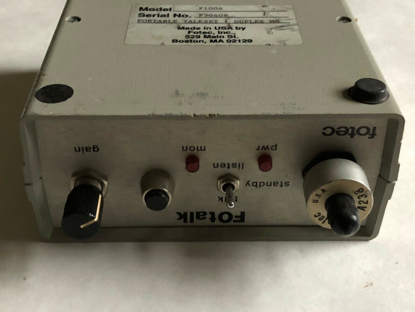Fotec F100a Controller,Fotalk,Di
