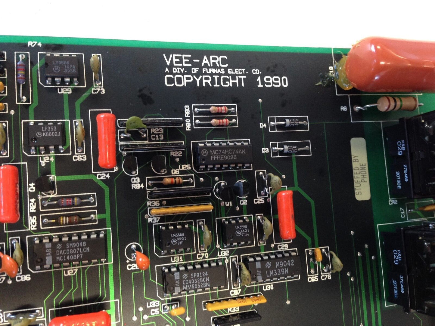 Vee-Arc 404-098 Rev. G Pc Control Board V930-700 ,Dh