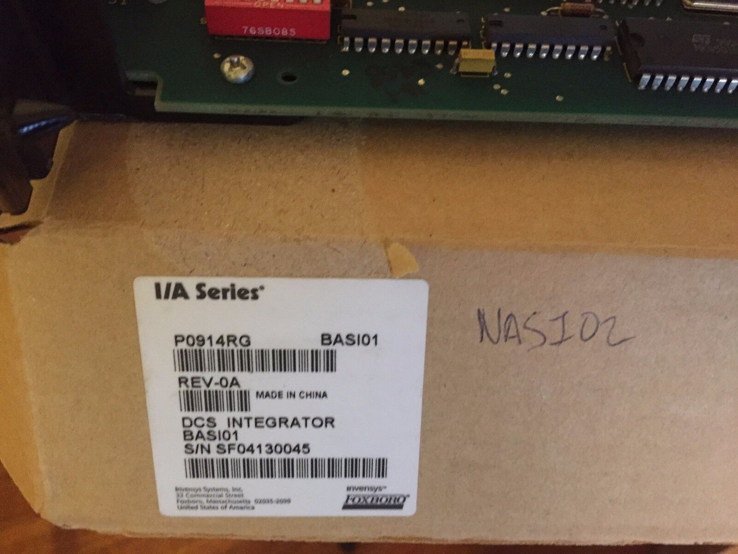 Bailey Nasi-02 Input Module, P0914rg ,4-20Ma 15Point Net 90,6637626G1,Imasi02,Fb