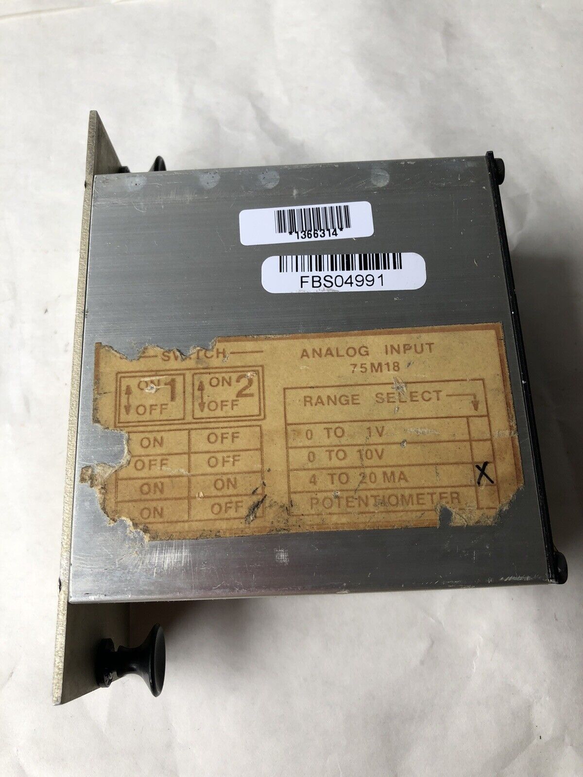 Uticor 7.5M18 Technology 75M18 Analog Input 4-20Ma,7 5 M18,Struthers-Dunn,Fb