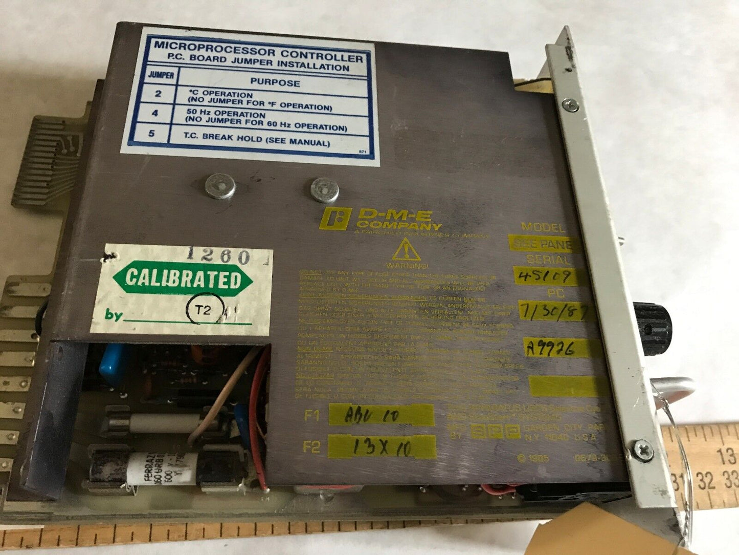 Dme Cmp10g Temperature Controller Microprocessor Controller 45109,Tn