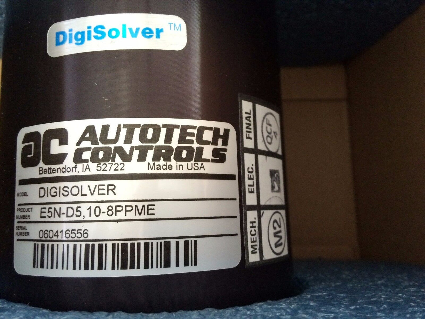 New Ac Autotech Digisolver E5n-D5,10-8Ppme D,Nema13,11-28Vdc Male Connector,Ff