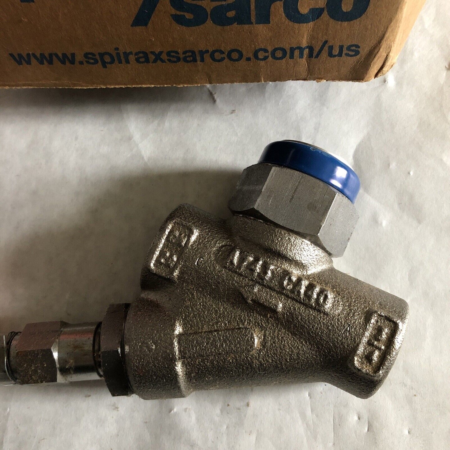 Spirax Sarco Td42h W/ Blowdown Valve Thermodynamic 3/4” Steel Steam Trap,Bk