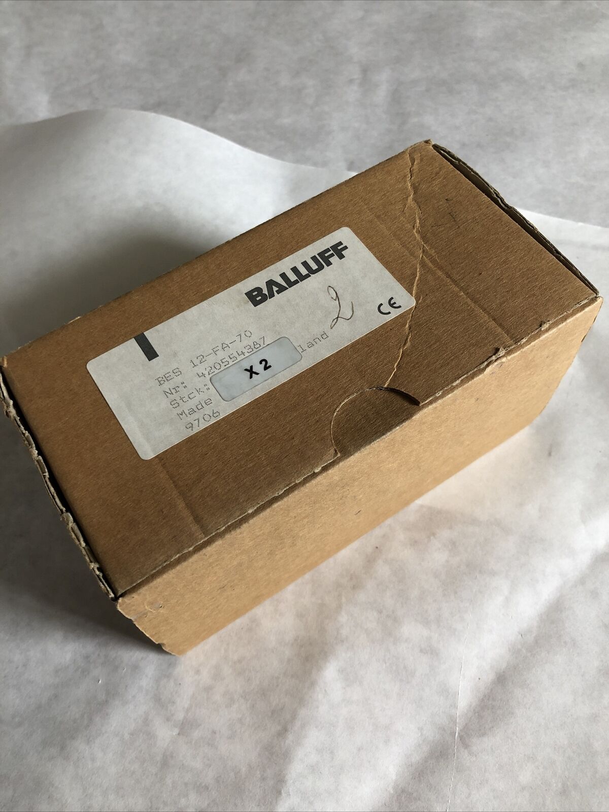 New Balluff Bes 12-Fa-70,420554387 Proximity Switch Inductive,Ba
