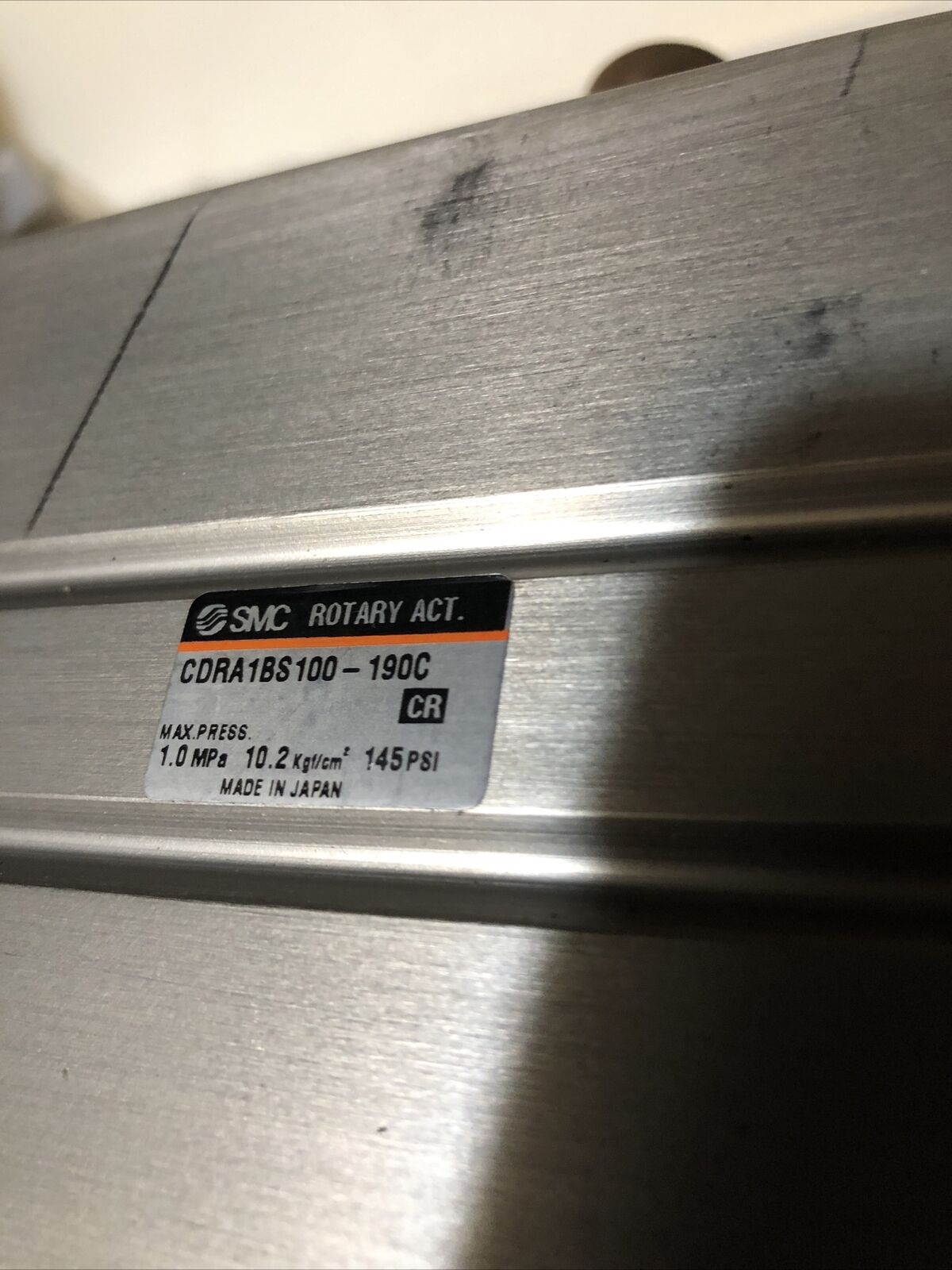 New Smc Cdra1bs100-190C Pneumatic Rotary Actuator, 190* Rotation,Bu