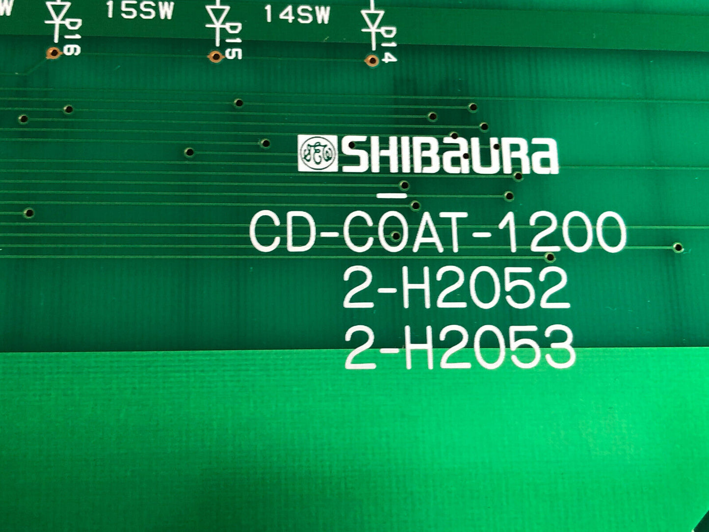 New Shibaura Cd-Coat-1200, 2-H2052 2-H2053 Operator Interface Panel,Ch
