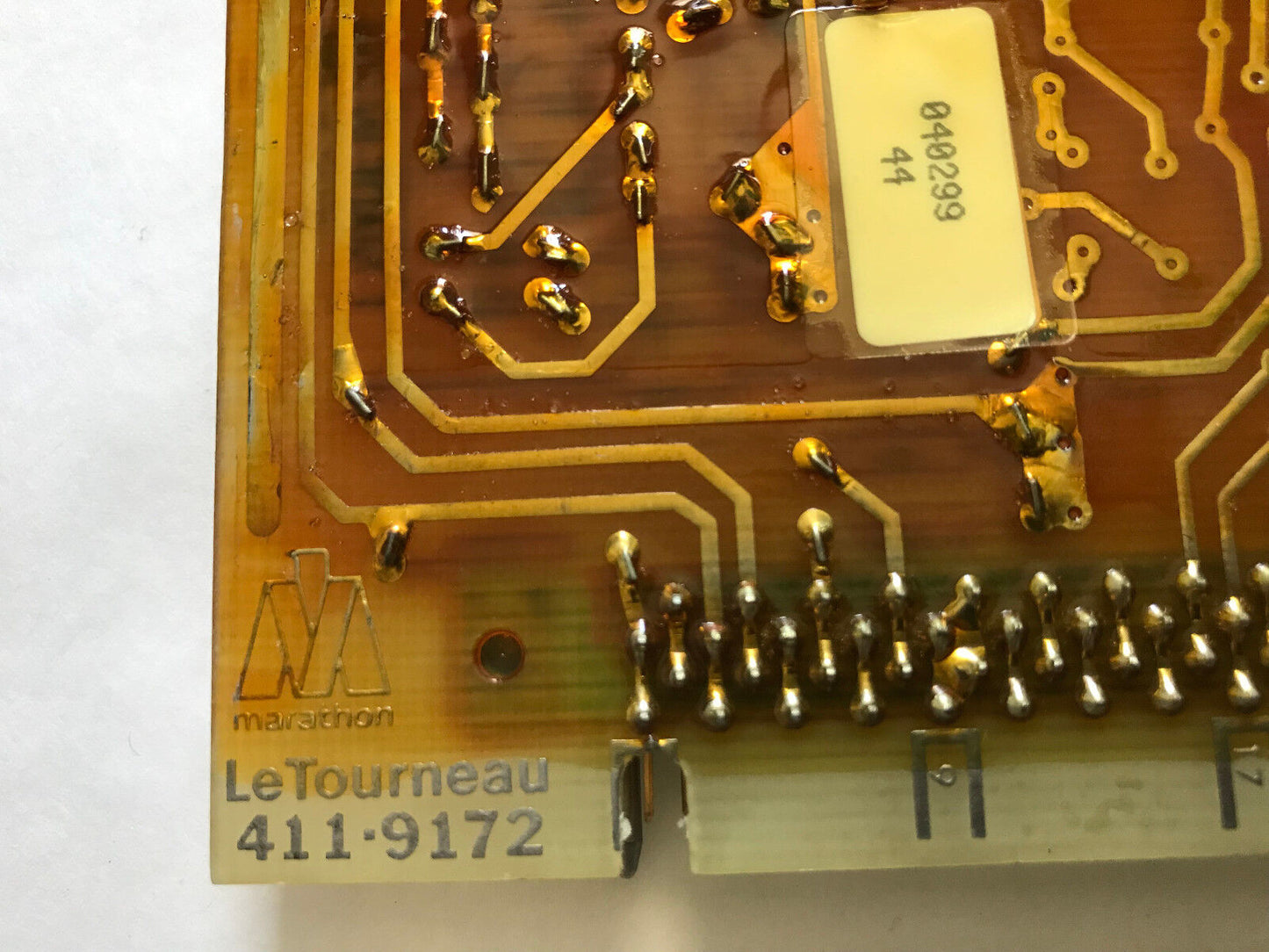 Marathon Letourneau 417-2842 Error/Limit Board,411-9172,090699 48,040299 44,Es