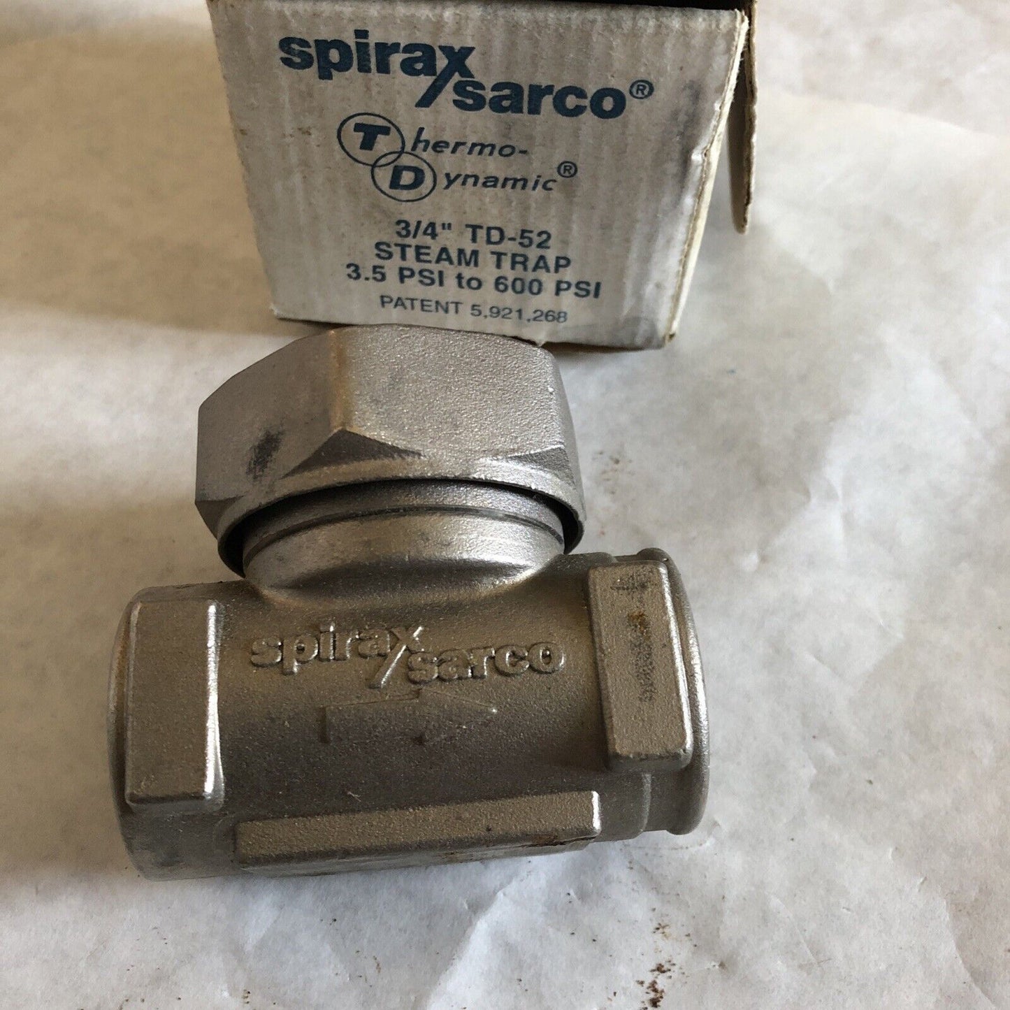 Spirax Sarco 3/4” Td52,B.M. 54531C Thermo Dynamic Steam Trap,Bl