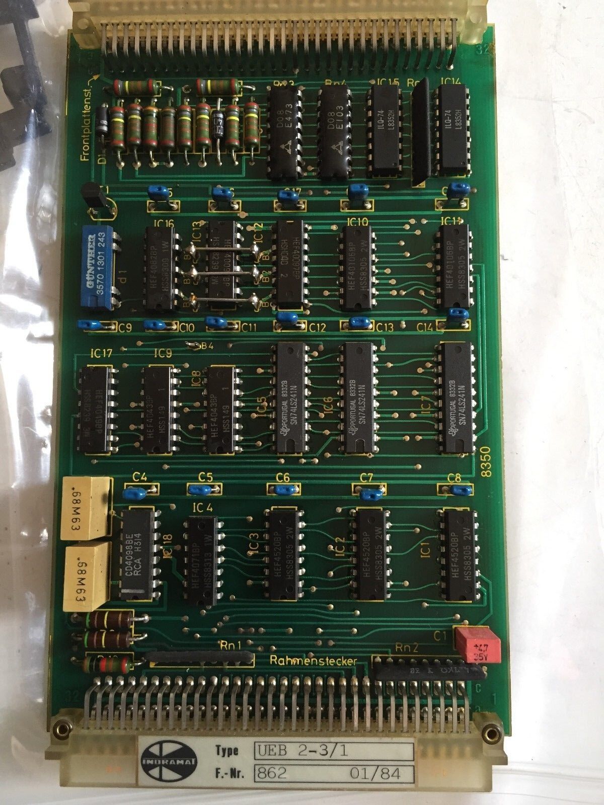 Indramat Ueb 2-3/1 Pcb Board,Fb