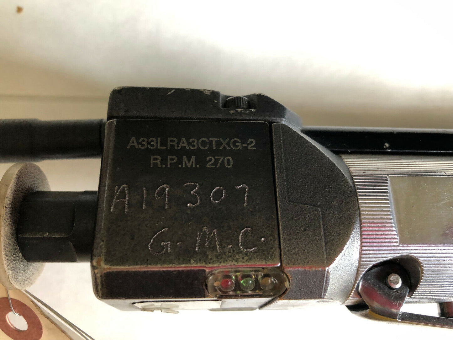 Stanley A33lra3ctxg-2 R.P.M. 270,A8278/1 Rev A Pneumatic Nutrunner,A-4091,Sk