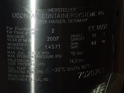 New Herco Destillo 12De Water Demineralizer,300 L/M,7020769,10Bar,Tm