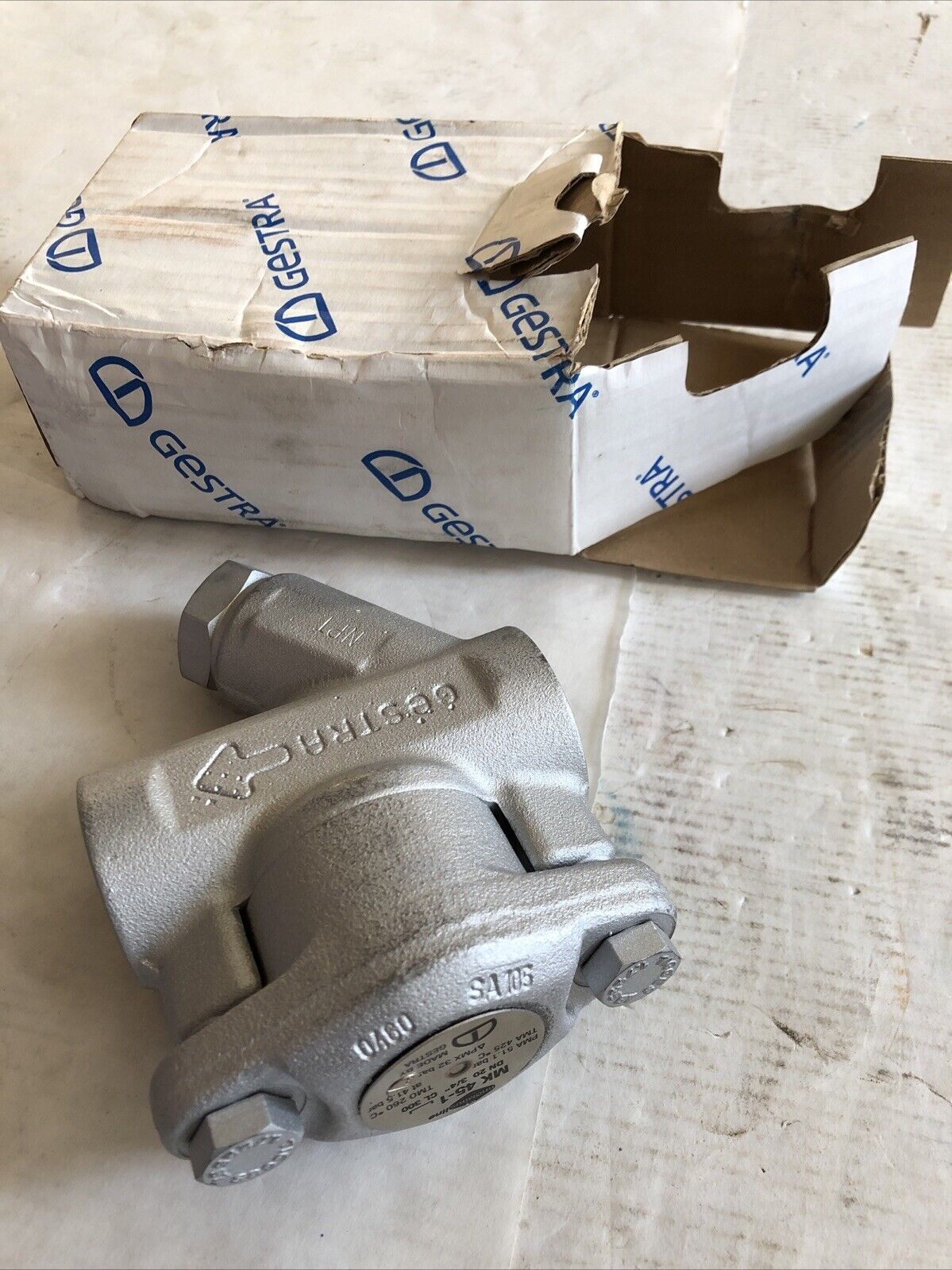 3/4" Flowserve Mk 45-1 Dn 20 3/4" Pn40 Thermostatic Steam Trap,Gestra A105,Aa