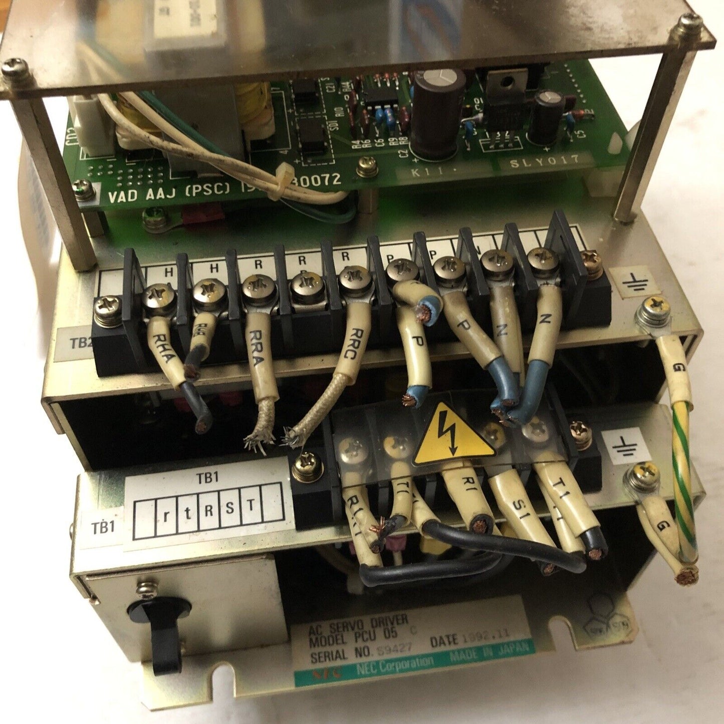 Nec Pcu 05C Cnc Ac Servo Drive Vad Aaj (Psc) 193-230072,Cr