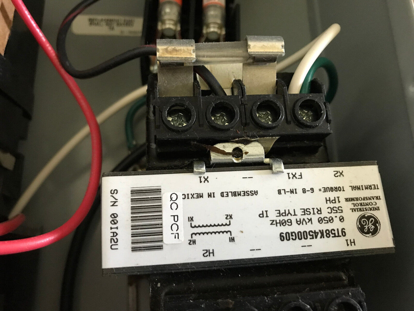 Ge 300-Inline General Electric Magnetic Motor Starter Cr306b18200abtdb,Nema 0,Ag
