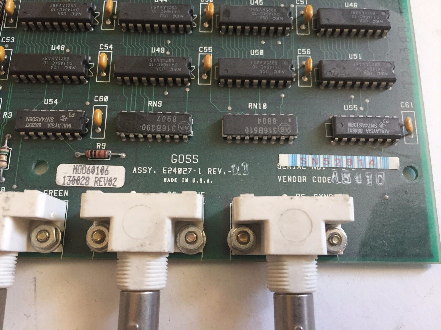 Goss E24027-1,130028,A5410 Contiweb Graphic Controller Board,Bt,Cx