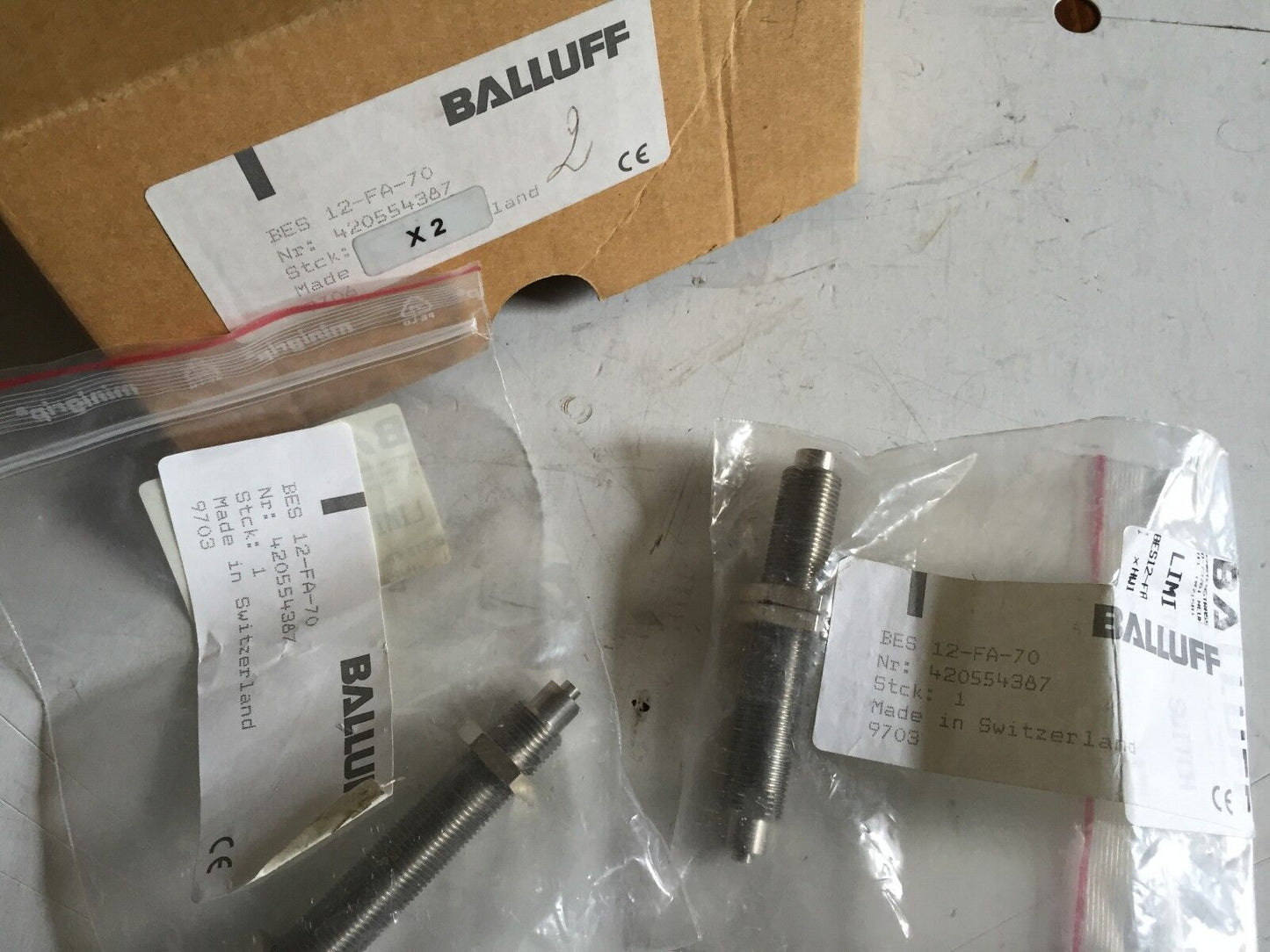 New Balluff Bes 12-Fa-70,420554387 Proximity Switch Inductive,Ba
