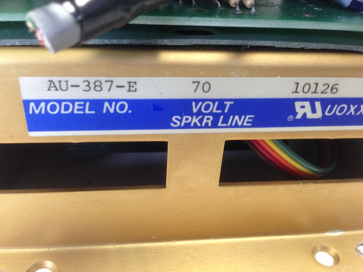 Signal Communications Au-387-E Voice Control Vecp Amplifier, Au-586-I,Dd