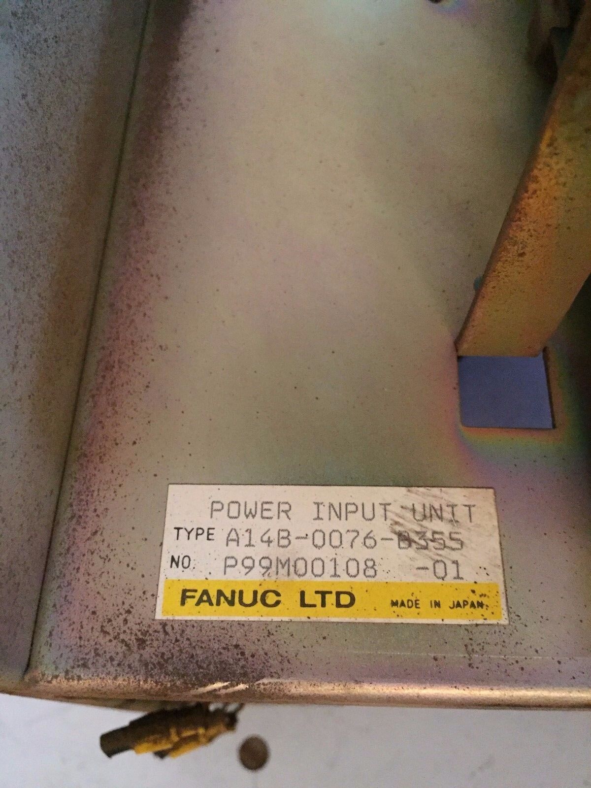 Fanuc A14b-0076-B355 Power Input Unit,Fmc-3 Fuji Magnetic Contactor,Boxyk,Dc