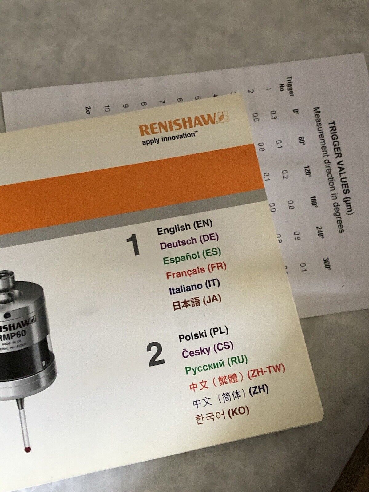 New Renishaw Rmp60, Kqgrmp60q,A-5742-0001-06,Reinshaw Rmp60,Ez