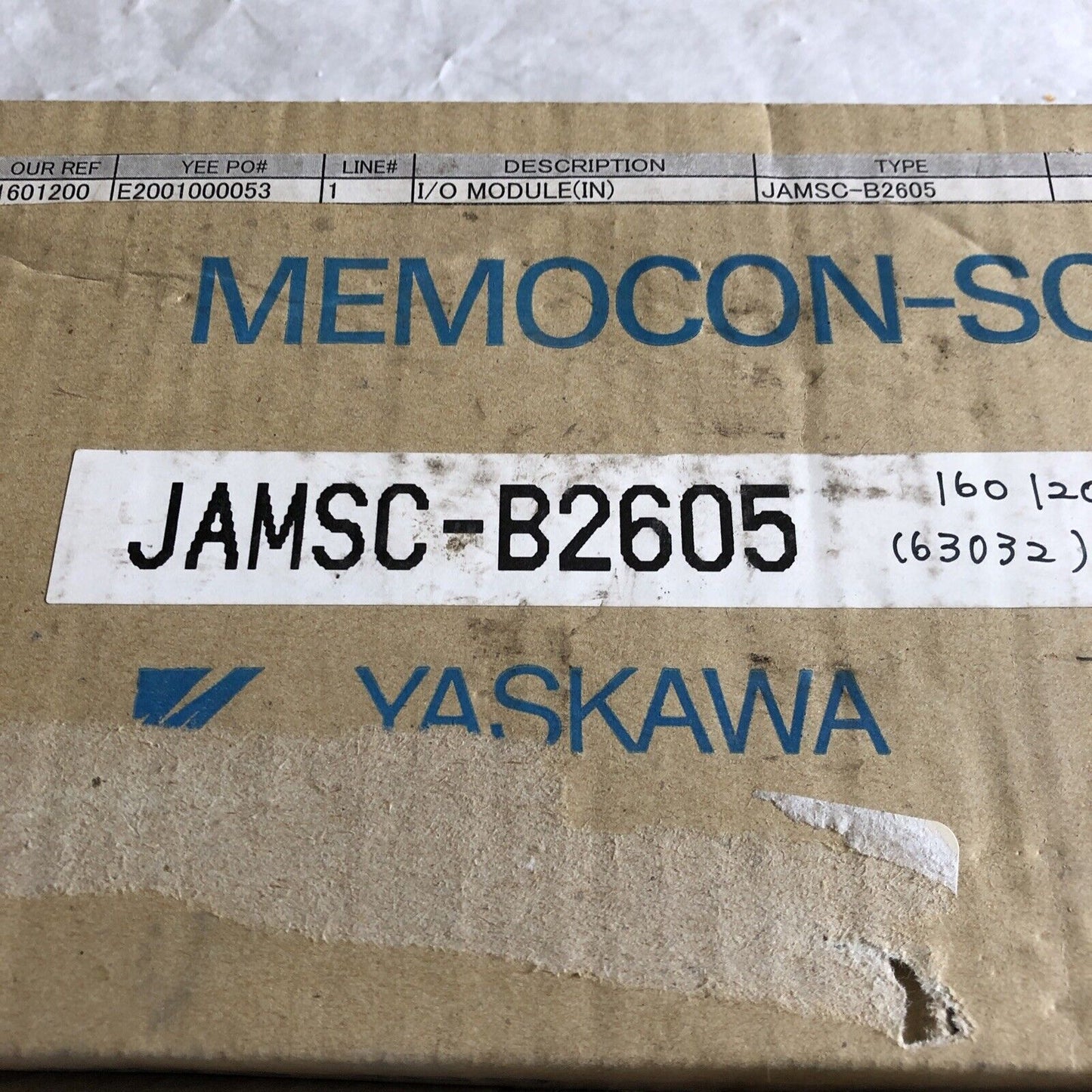 New Yaskawa Jamsc-B2605,B2605 Dc12/24V Electric Input Module Plc Input,Er